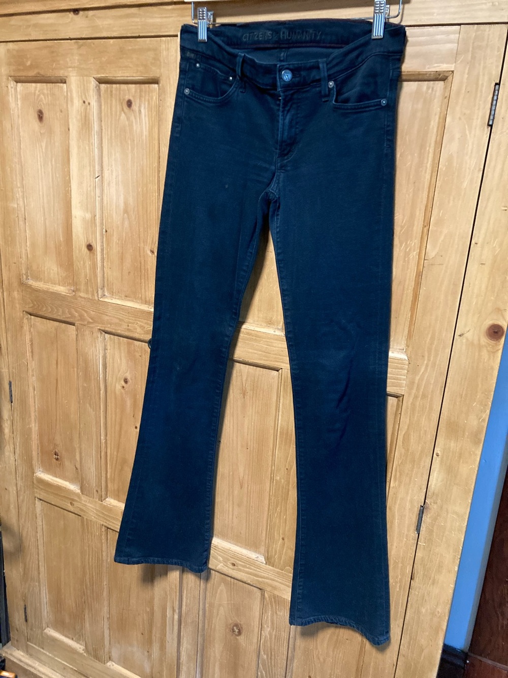 Citizens Of Humanity Deep Navy Flared Jeans.
